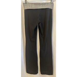 VTG Y2K Victorias Secret Love Pink Foldover Yoga Leggings Small Bling